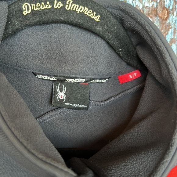 Spyder Men's Raider Gray 1/4 Zip Sweater Size Small - Picture 2 of 5